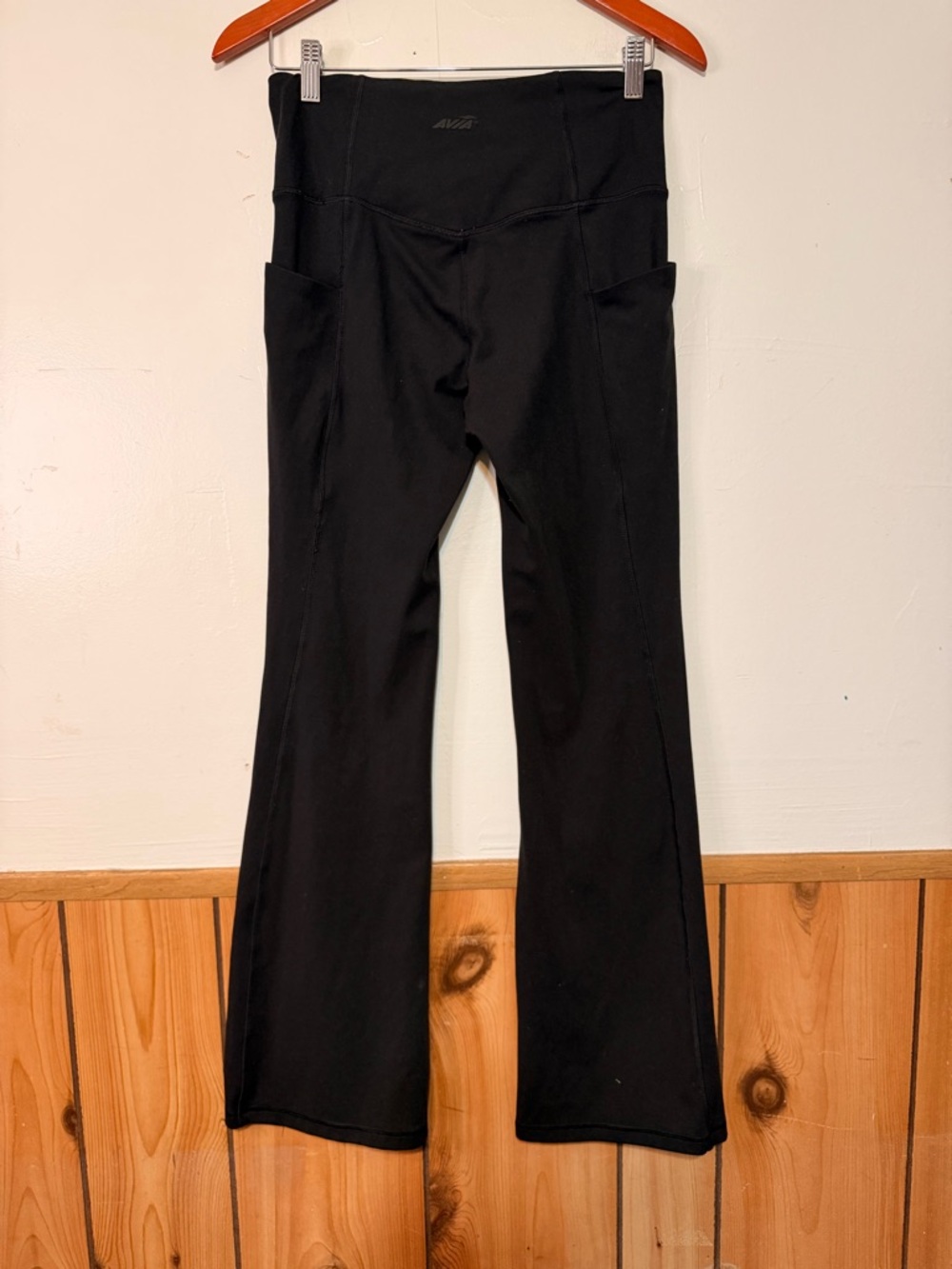 Avia Black Boot-Cut Active Pants - Picture 2 of 6